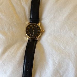 Montblanc gold and black watch